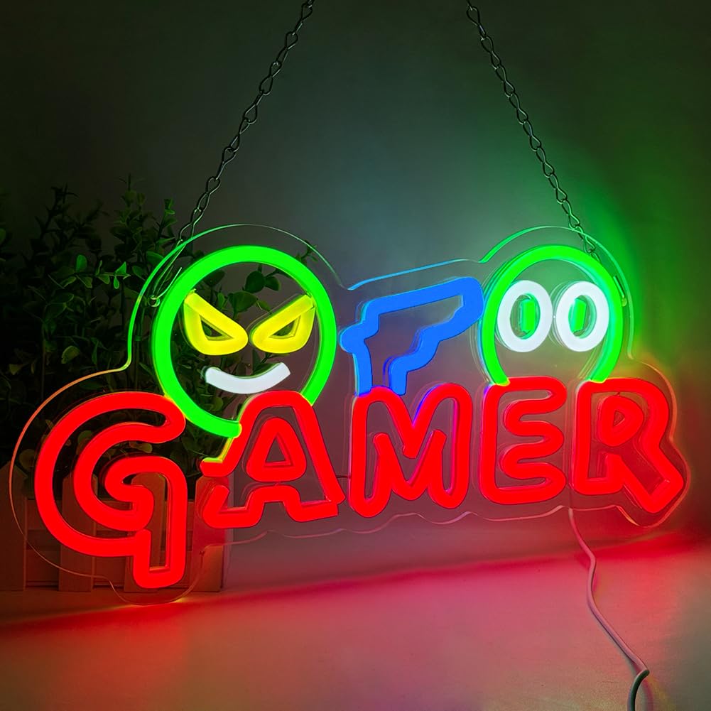 Party Games School - Luminária de Neon LED Personalizável para