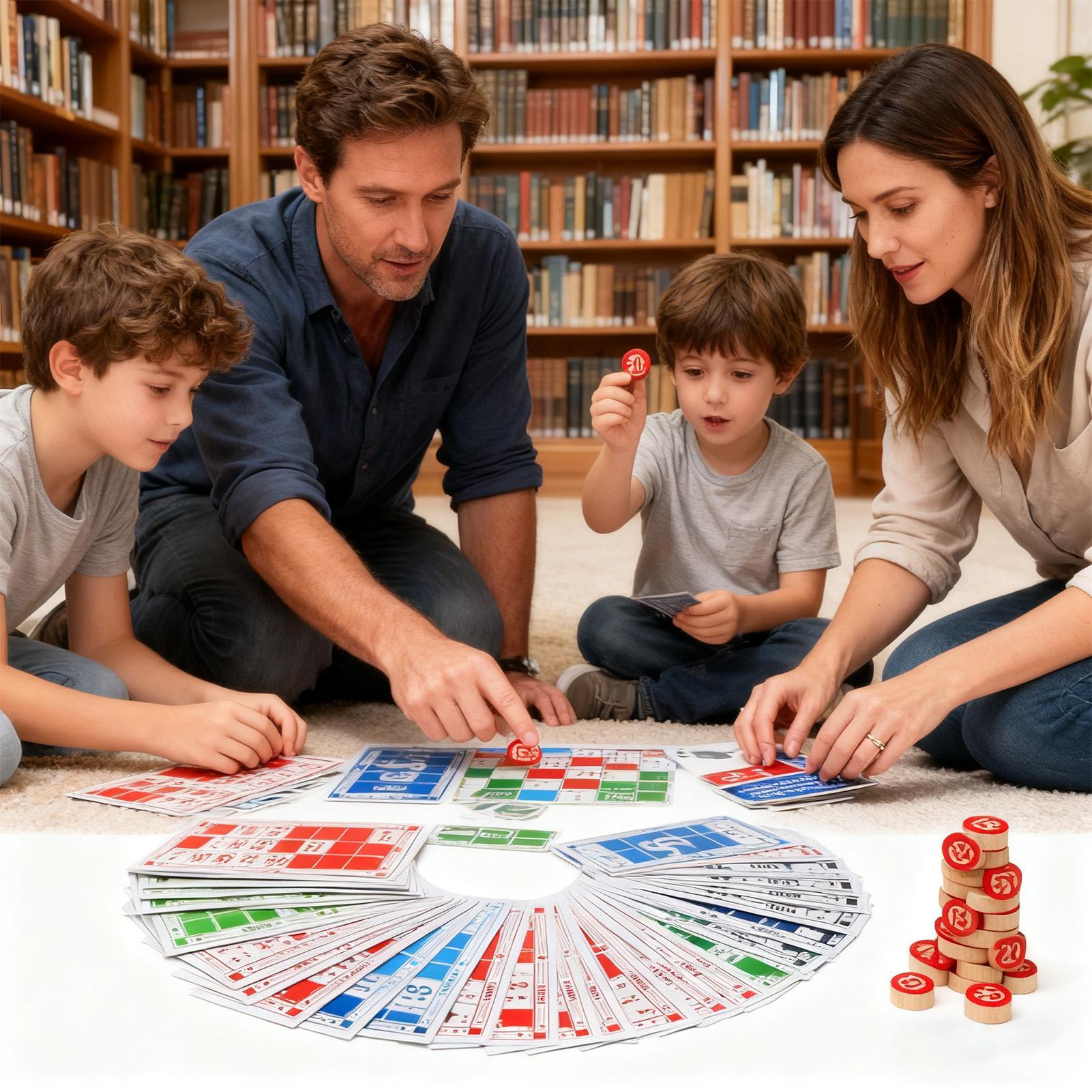 Party Games For Large Groups - Conjunto de bingo engraçado vintage brinquedos