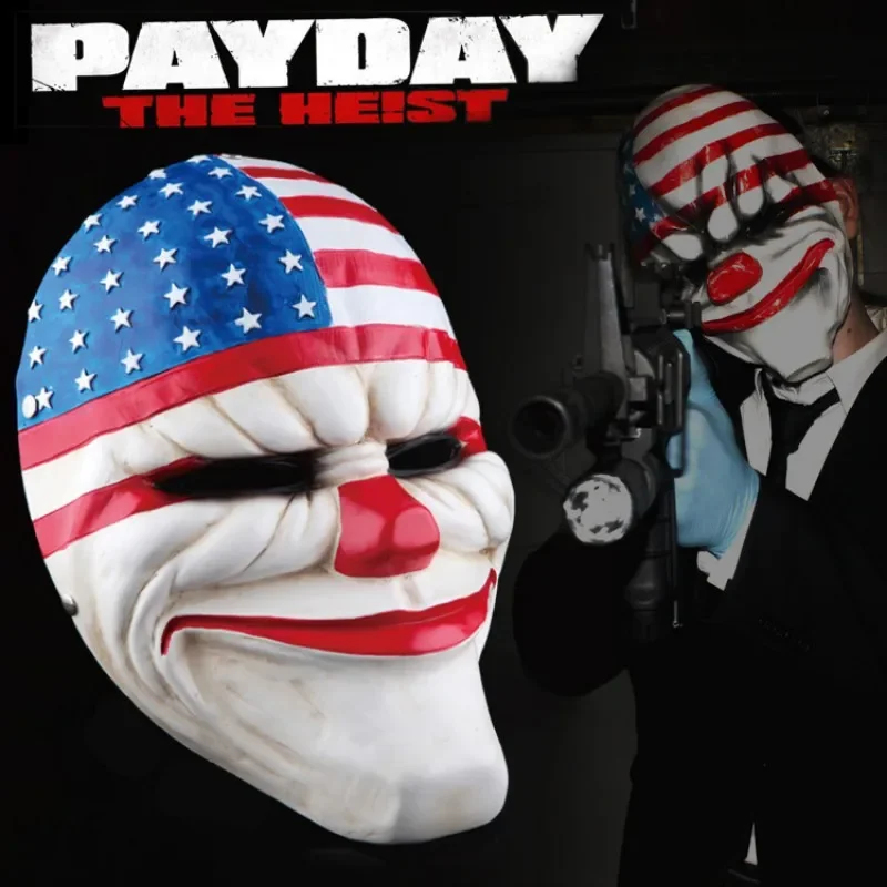 Party Games Steam Free - Máscara de PVC Cosplay de Palhaço