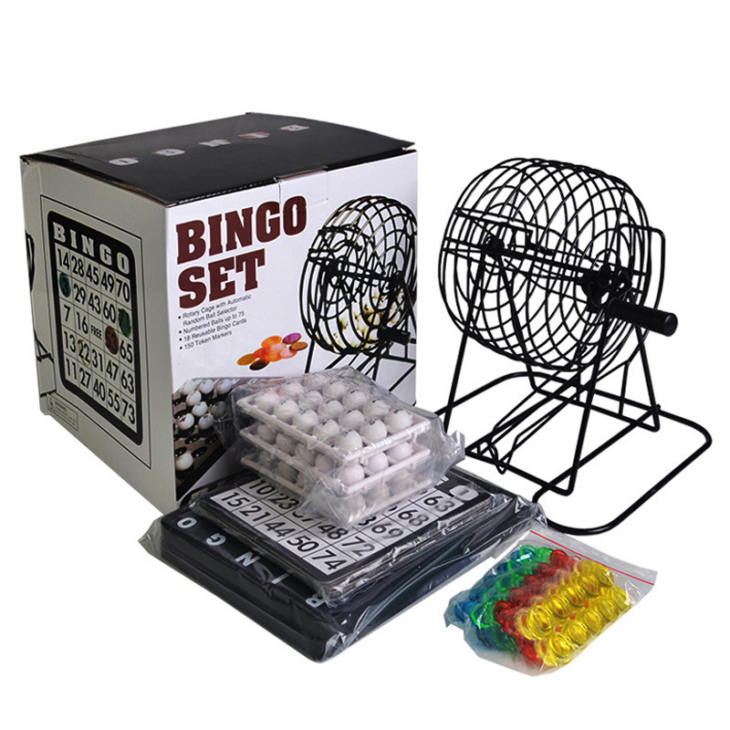Party Games For Large Groups - Máquina de loteria de bingo, conjunto