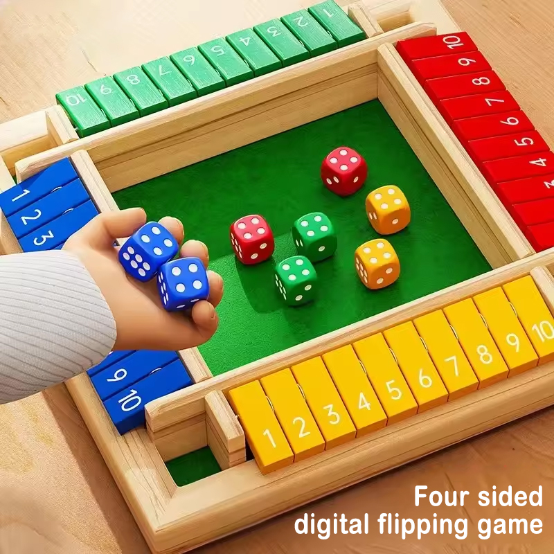 Party Games For 7 People - Jogo de Tabuleiro de Madeira com