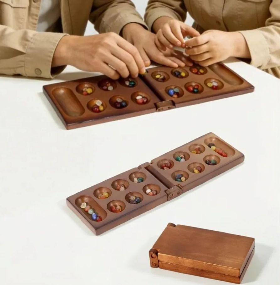 Party Family Games - Jogo Clássico de Mancala, Xadrez Africano