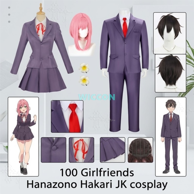 Party Games School - Fantasia de Cosplay Hanazono Hakari (100Grlfriend