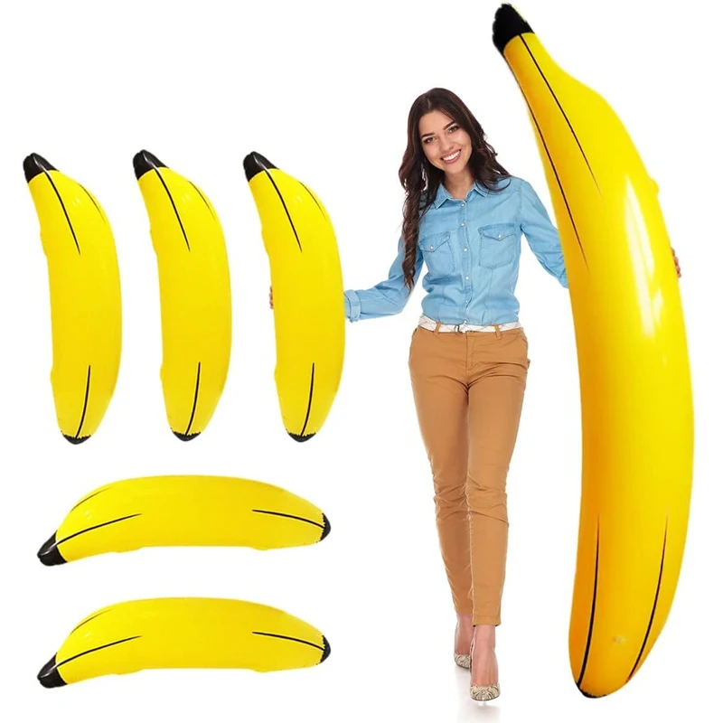 Party Games Bachelorette - 1pc inflável banana 60cm/180cm falso banana