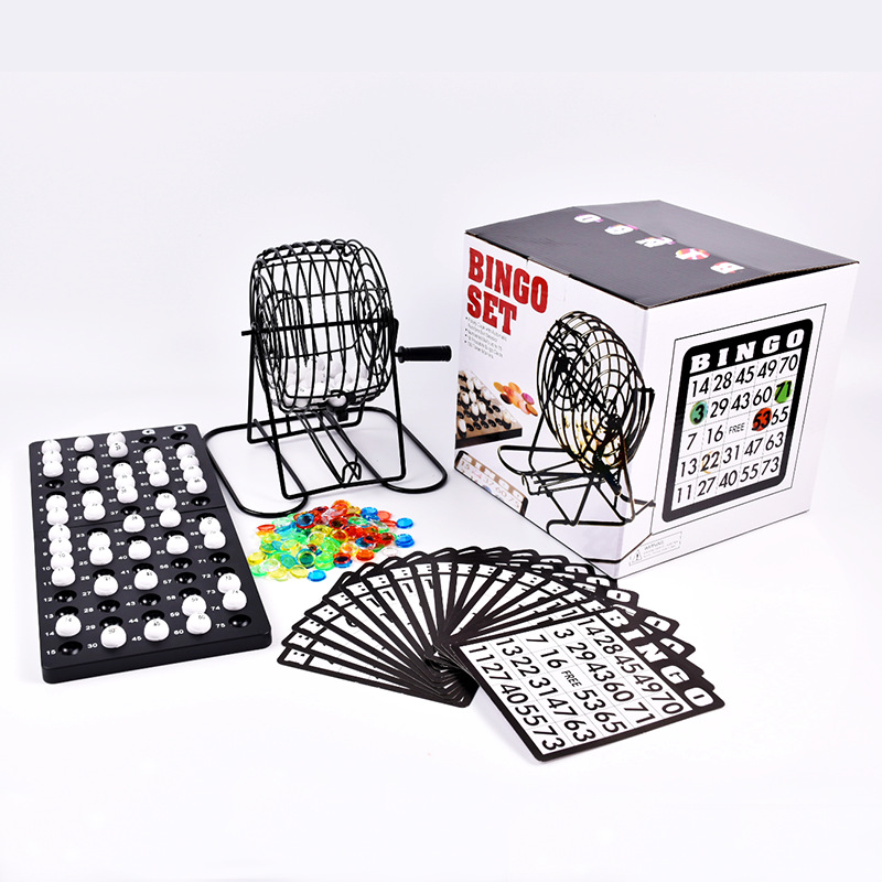 Party Games For Large Groups - Máquina de loteria de bingo, conjunto
