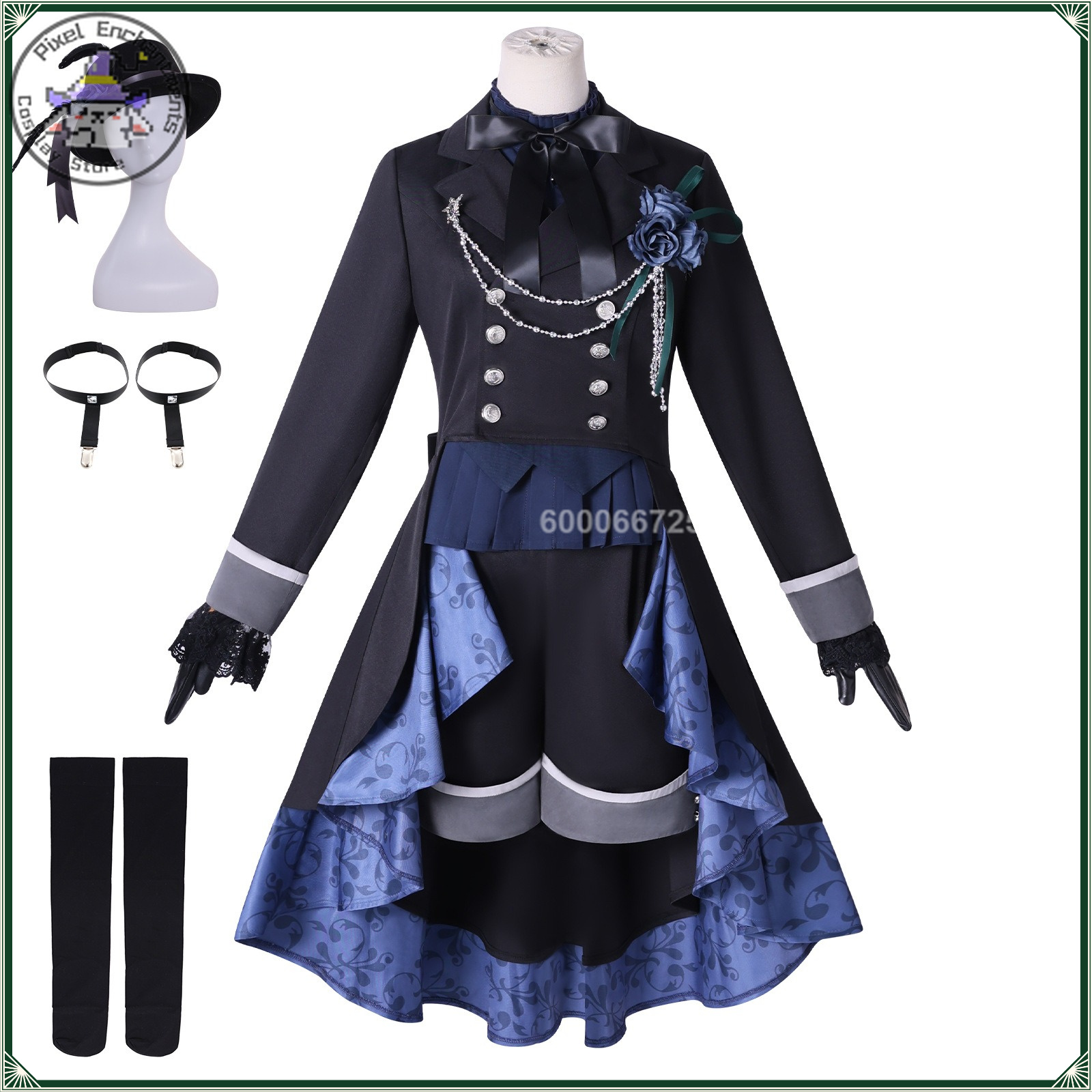 Party Games Classic - Fantasia de Cosplay de Alta Qualidade