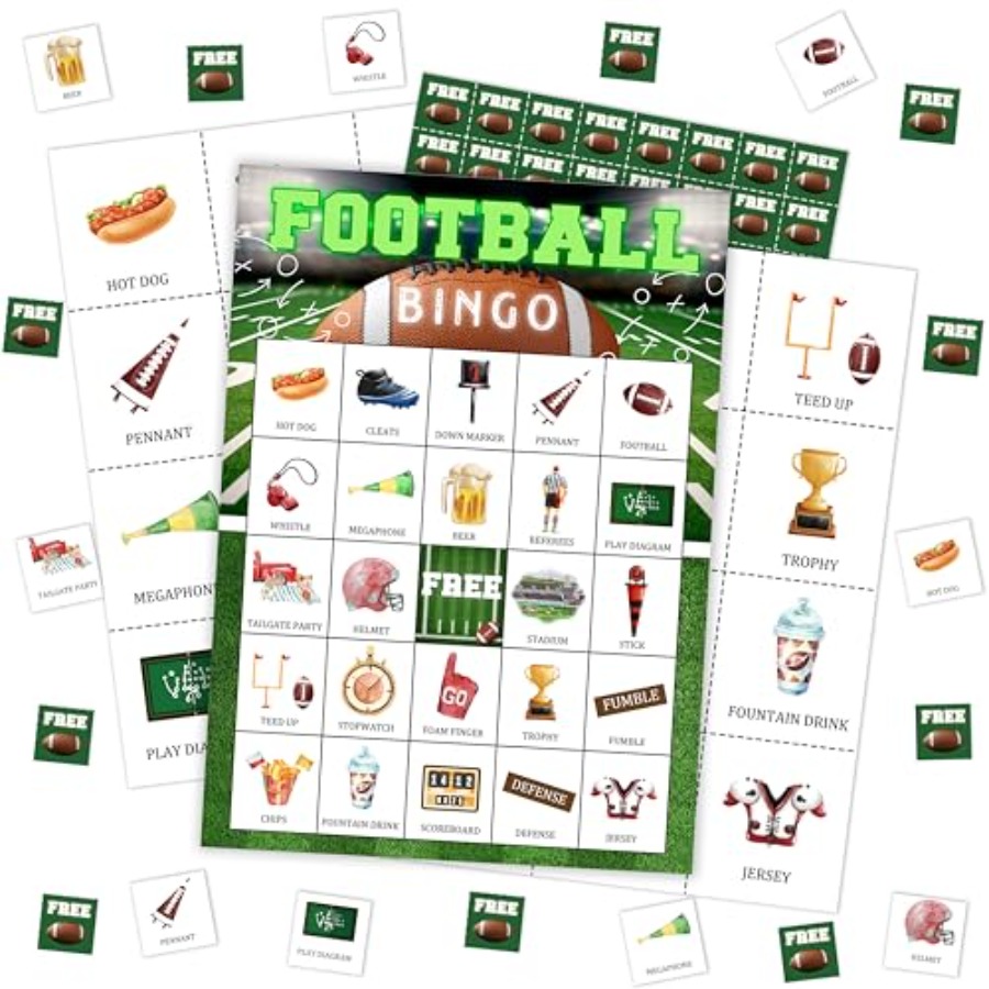 Party Games For Large Groups - Cartas de Jogo de Bingo para