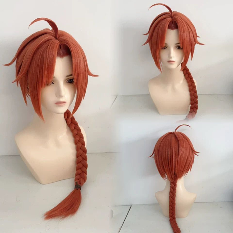 Zelda Party Games - Peruca Kamui para Cosplay, Fantasia Silver