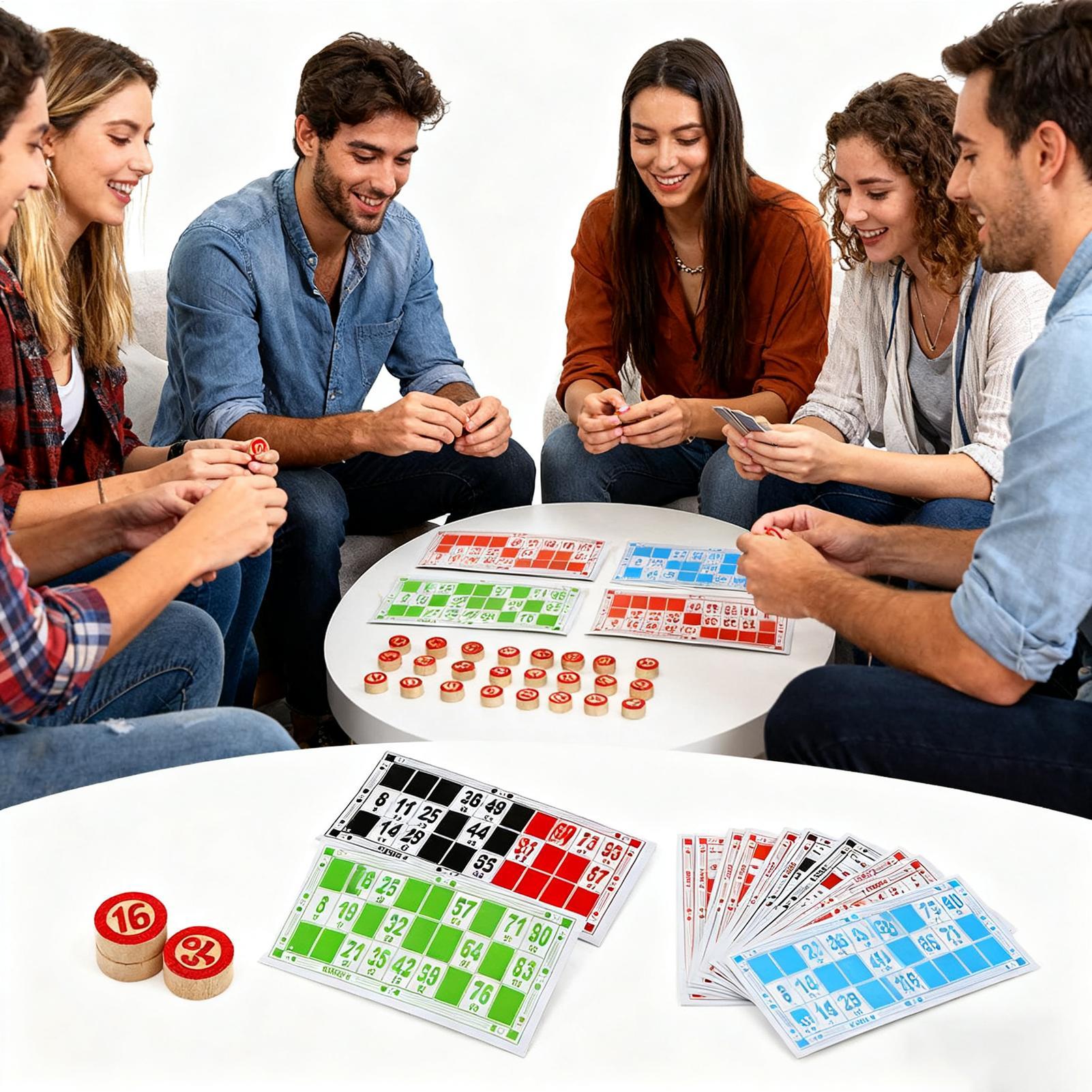 Party Games For Large Groups - Jogo de cartas de bingo, brinquedos