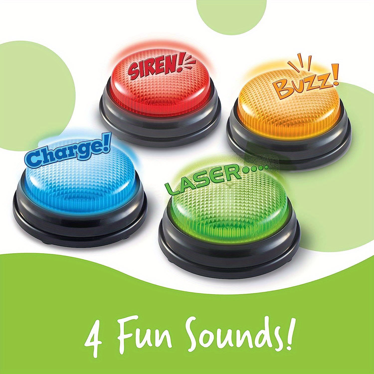 4 pçs luzes e sons zumbador br - Party Family Games avaliação e preço