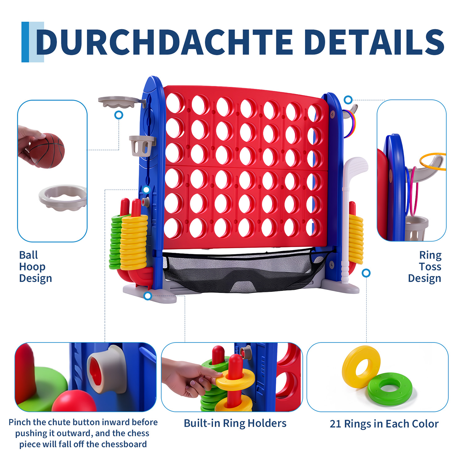 Conjunto de Jogo Gigante 4 em  - Giant Connect Four avaliação e preço