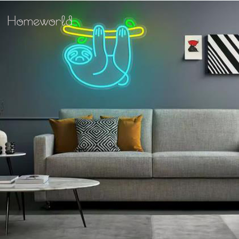 Preguiça led sinal de luz néon - Party Games Switch 1 avaliação e preço