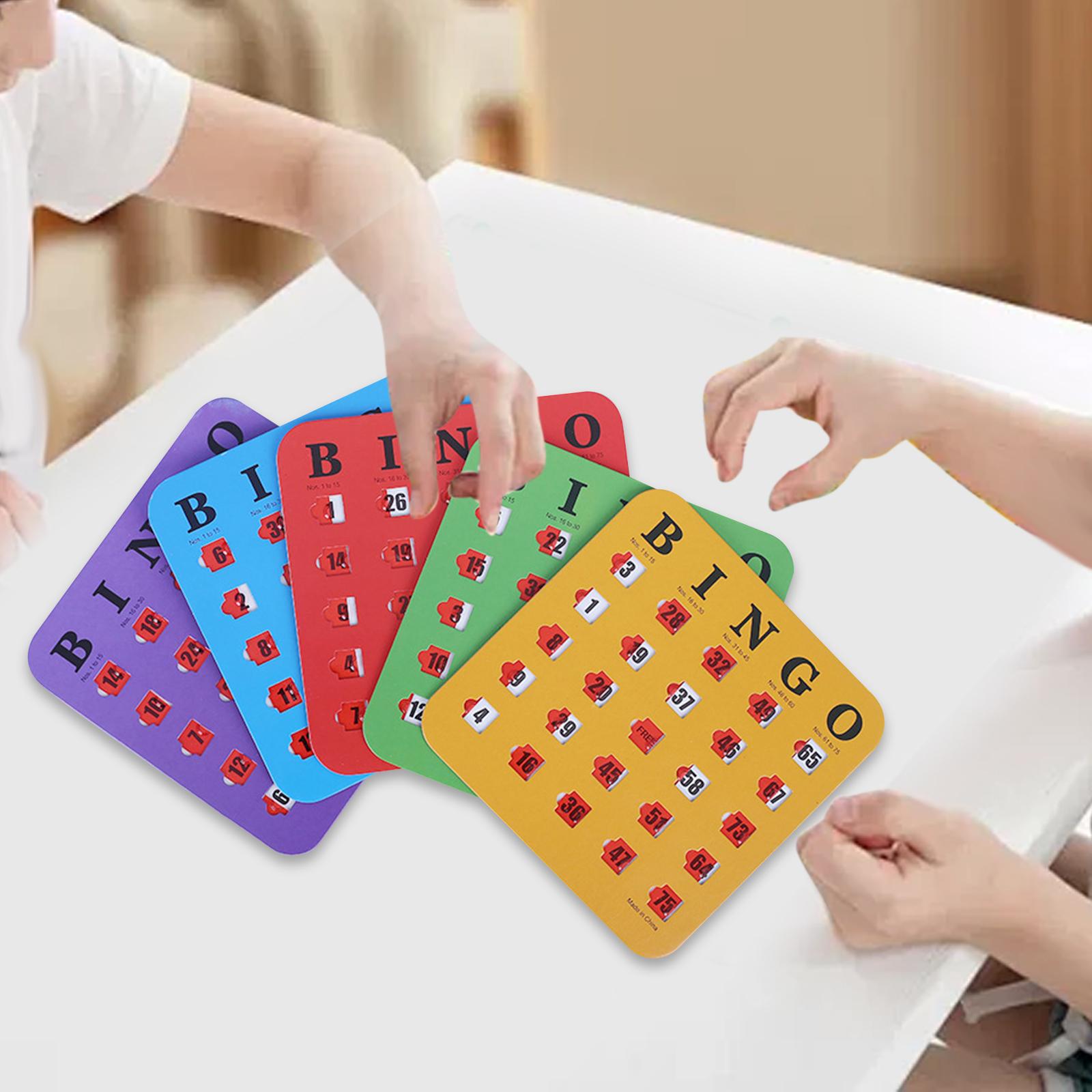5 peças cartas de jogo de bing - Party Games For Large Groups avaliação e preço
