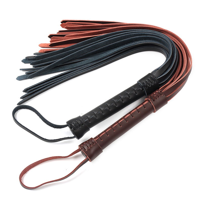 Flogger de couro erótico bdsm, - Party Games For Adults avaliação e preço