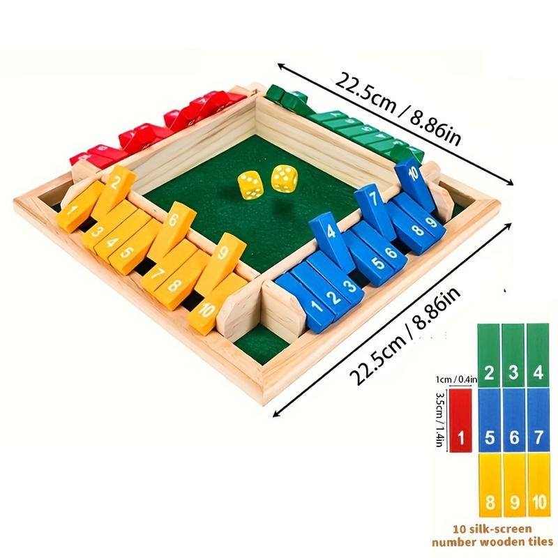 Jogo de Tabuleiro de Madeira c - Party Games For 7 People avaliação e preço