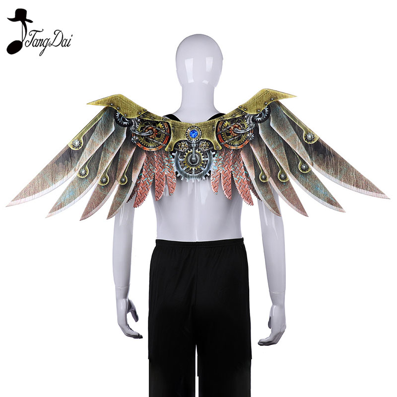 Steampunk Cosplay Costume Wing - Party Games Steam Free avaliação e preço