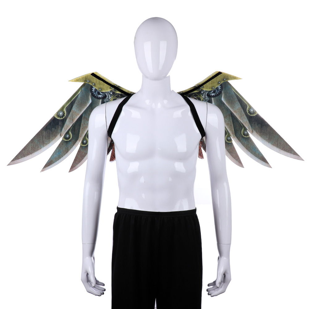Steampunk Cosplay Costume Wing - Party Games Steam Free avaliação e preço
