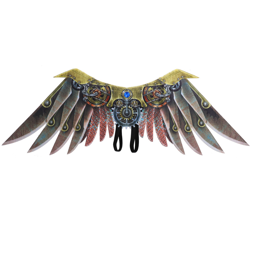 Steampunk Cosplay Costume Wing - Party Games Steam Free avaliação e preço