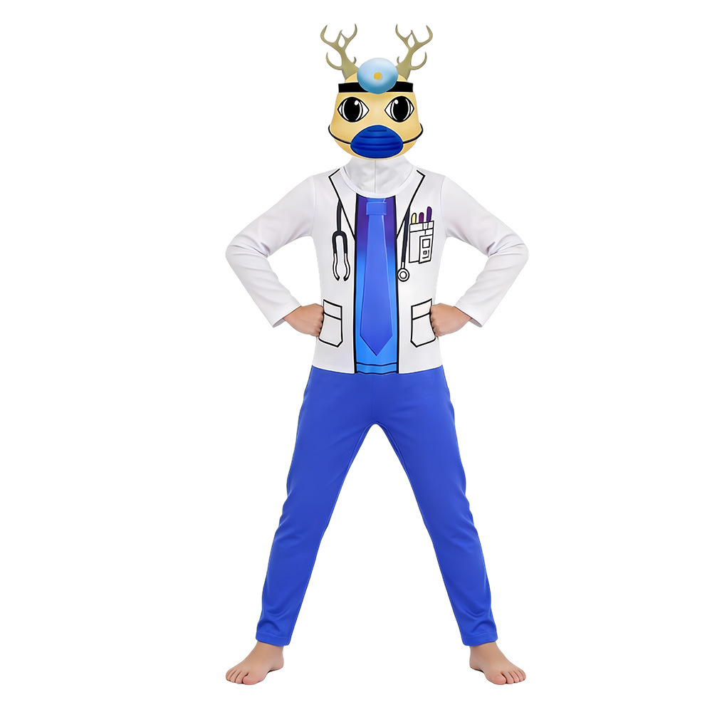 Fantasia de Cosplay de Médico  - Party Games Animals avaliação e preço