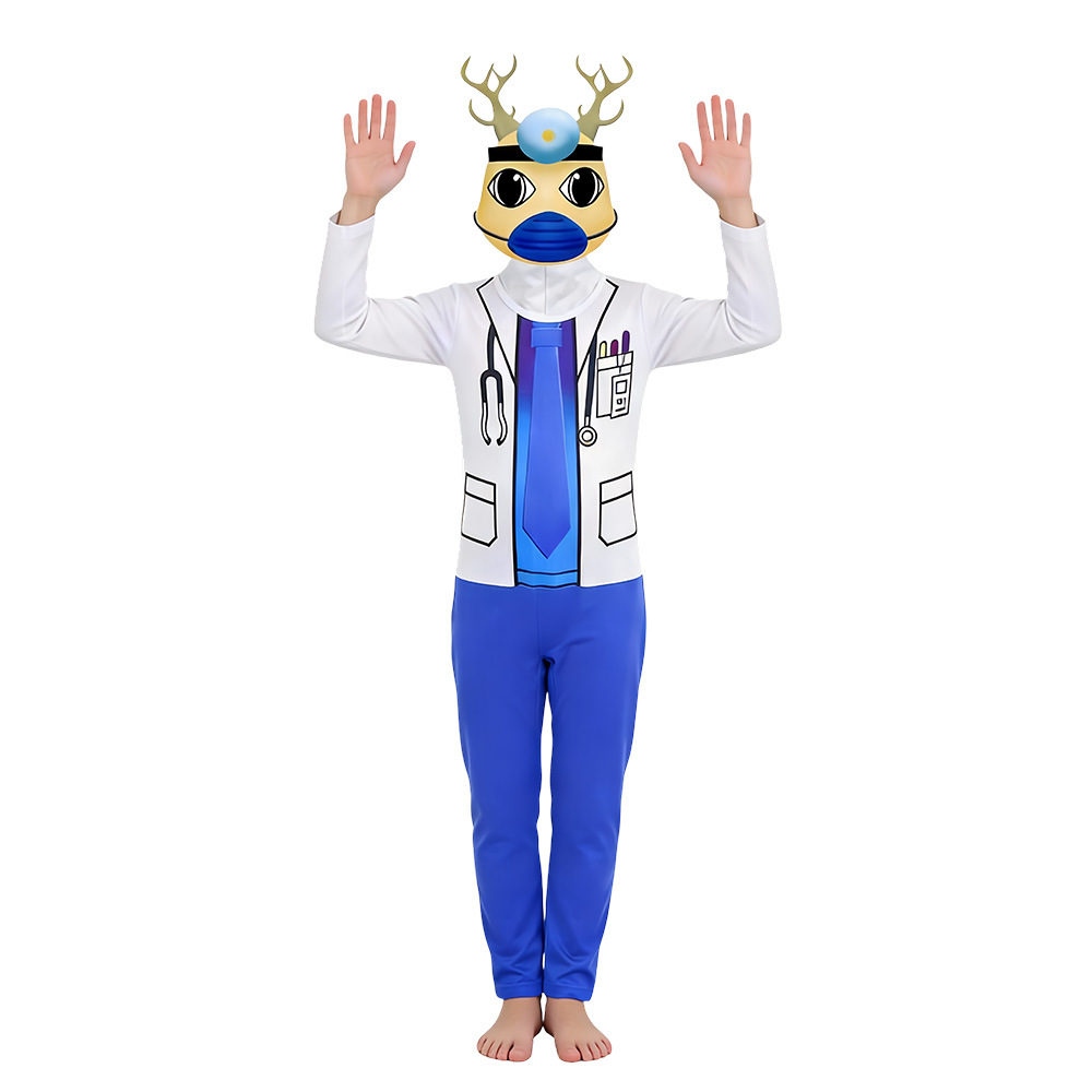 Fantasia de Cosplay de Médico  - Party Games Animals avaliação e preço
