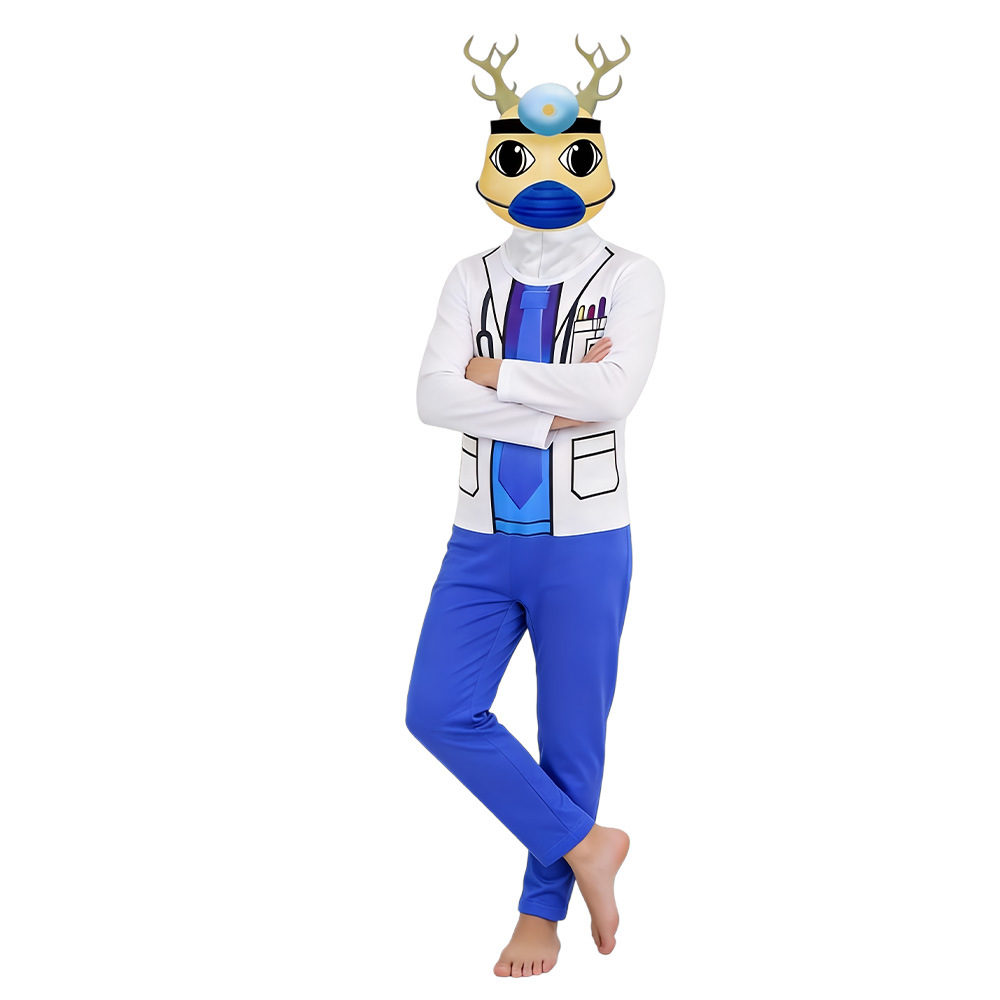 Fantasia de Cosplay de Médico  - Party Games Animals avaliação e preço