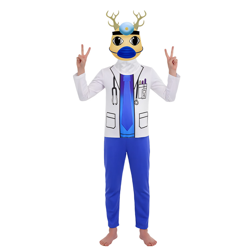 Fantasia de Cosplay de Médico  - Party Games Animals avaliação e preço