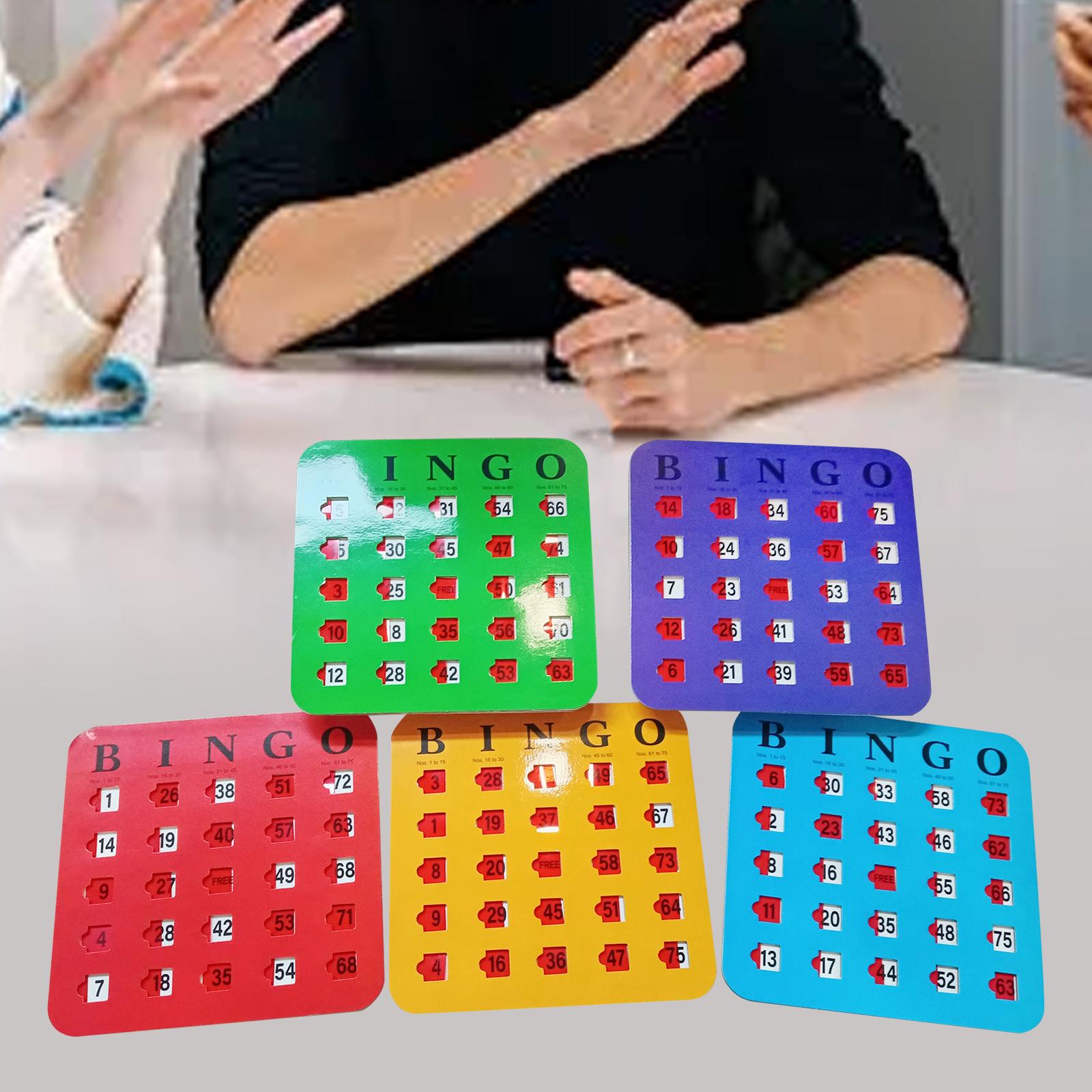 5 peças grande impressão bingo - Party Games For Large Groups avaliação e preço