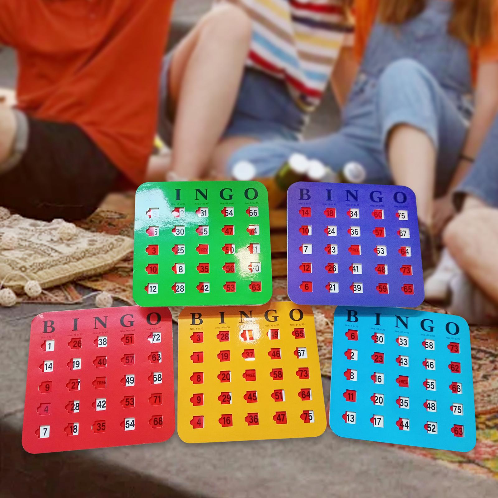 5 peças grande impressão bingo - Party Games For Large Groups avaliação e preço