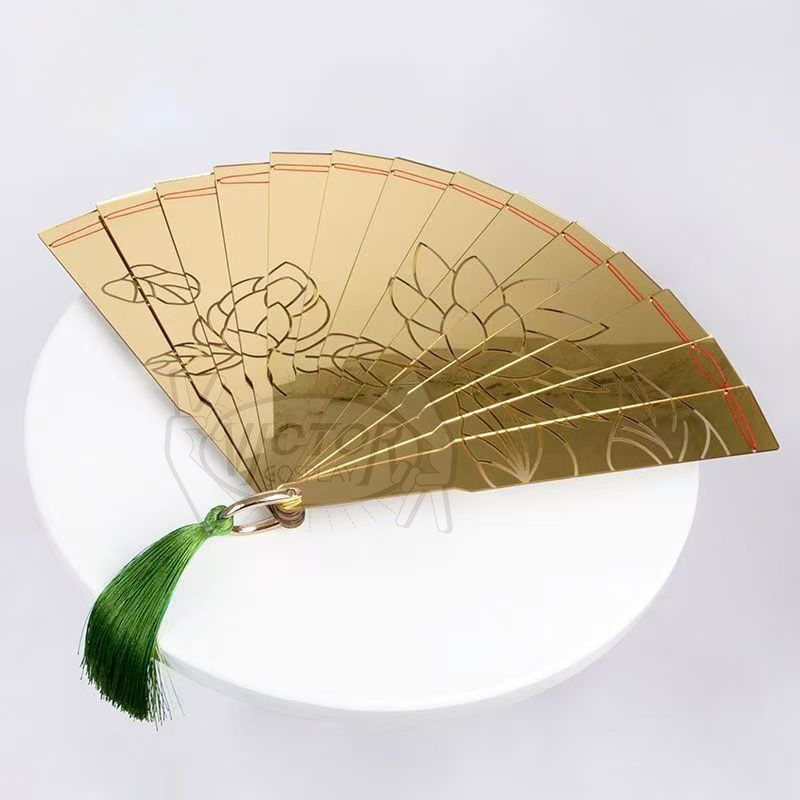 Leque Dobrável Dourado com Lót - Zelda Party Games avaliação e preço