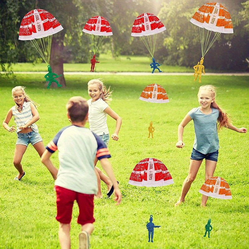 10/100 pçs brinquedos de pára- - Party Games Graduation Ideas avaliação e preço
