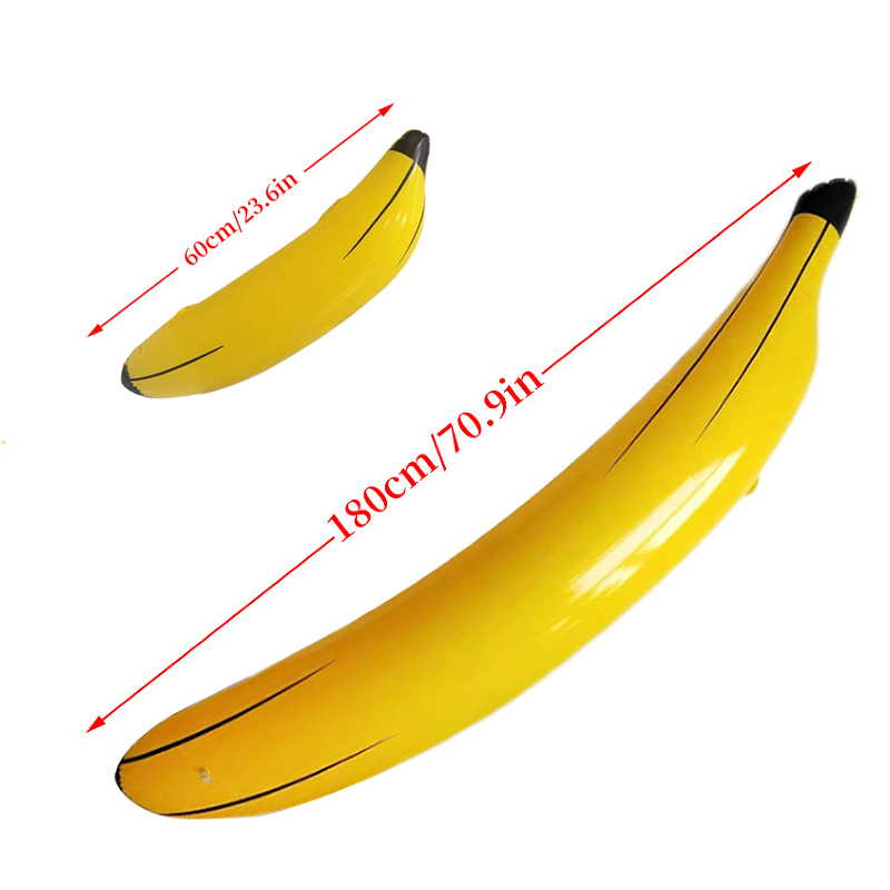 1pc inflável banana 60cm/180cm - Party Games Bachelorette avaliação e preço