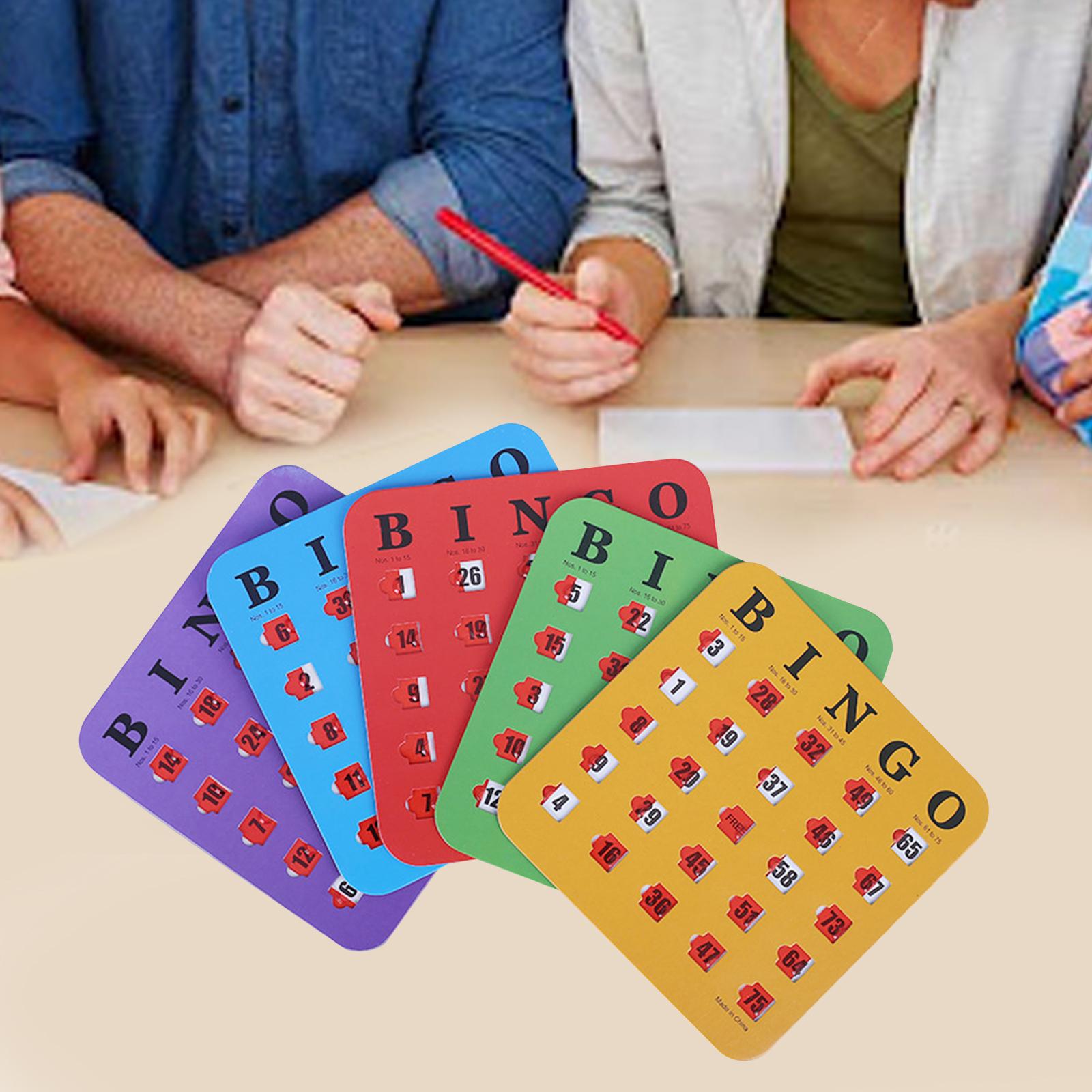 5 peças grande impressão bingo - Party Games For Large Groups avaliação e preço
