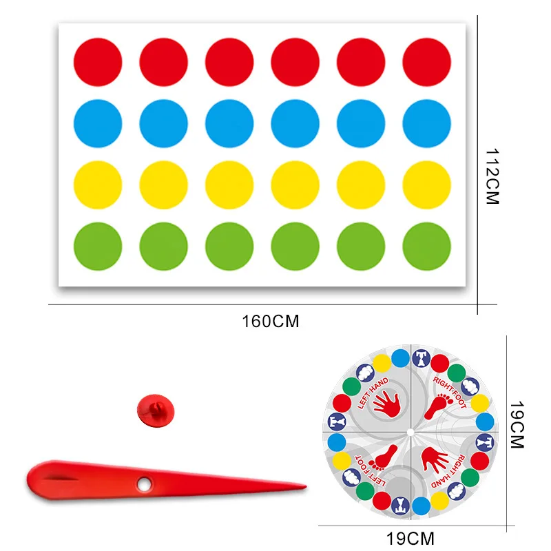 Jogo Twister de Grande Sucesso - Party Games For 7 People avaliação e preço